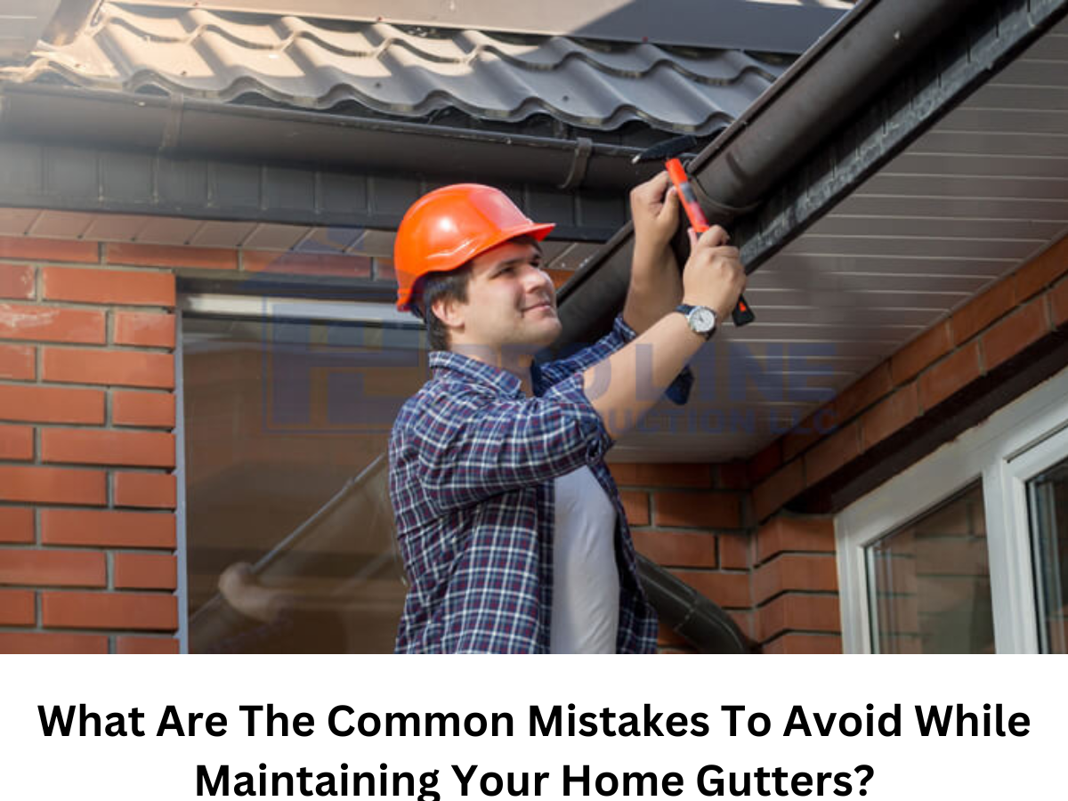 What Are The Common Mistakes To Avoid While Maintaining Your Home Gutters?